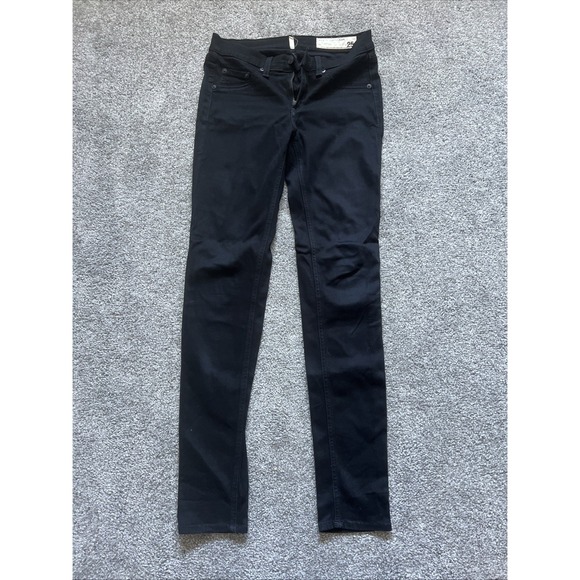 rag & bone Denim - Rag And Bone Women's Legging Jeans Size 25 Black